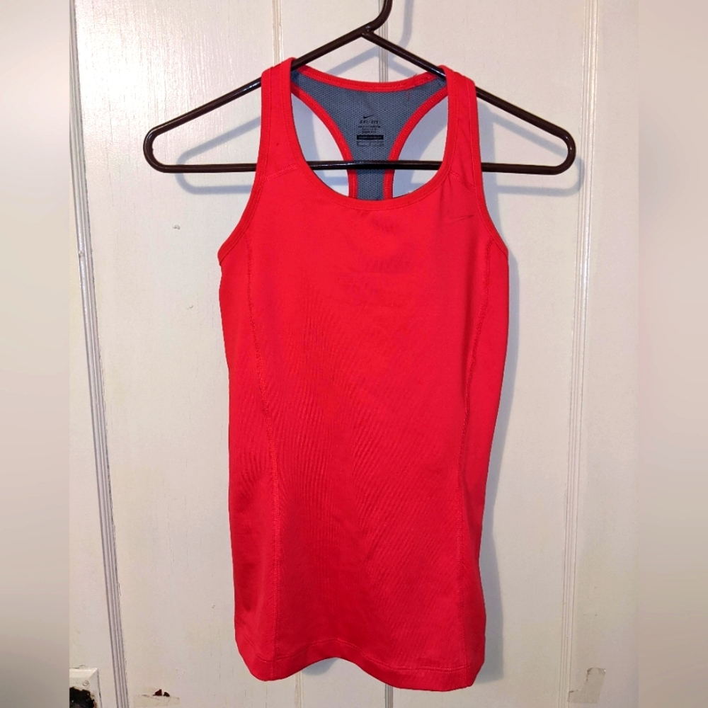 Nike DRI fit hot pink size small athletic tank
